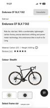 Canyon Canyon Endurace CF SLX 7 2024