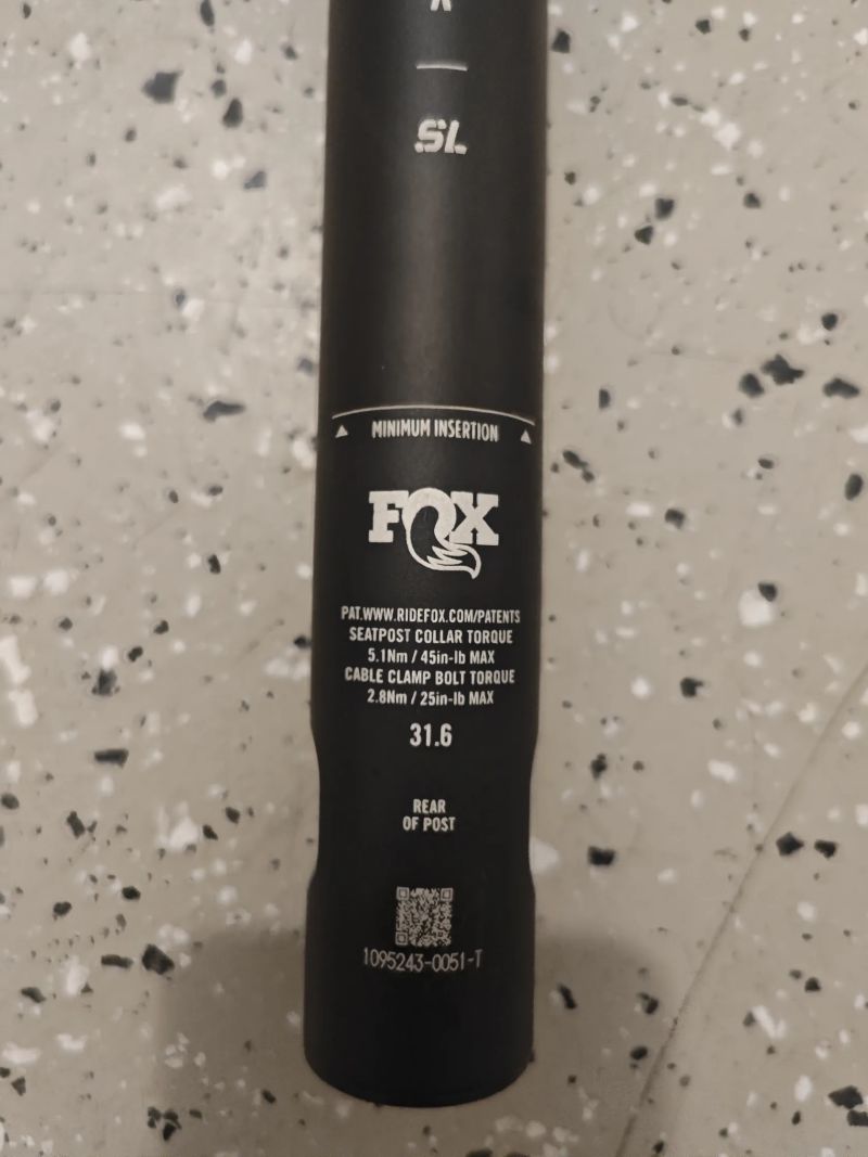 Fox Transfer SL 31,6 x 150mm (480mm délka)