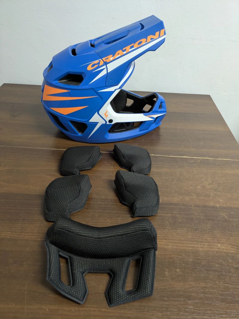 Cratoni Interceptor 2.0 blue -neon orange matt