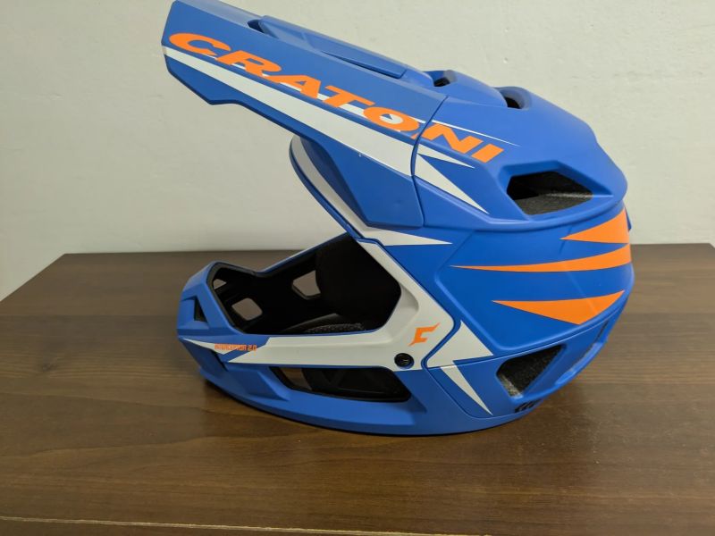 Cratoni Interceptor 2.0 blue -neon orange matt