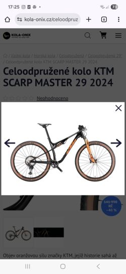 Celoodpružené kolo KTM SCARP MASTER 29 2024