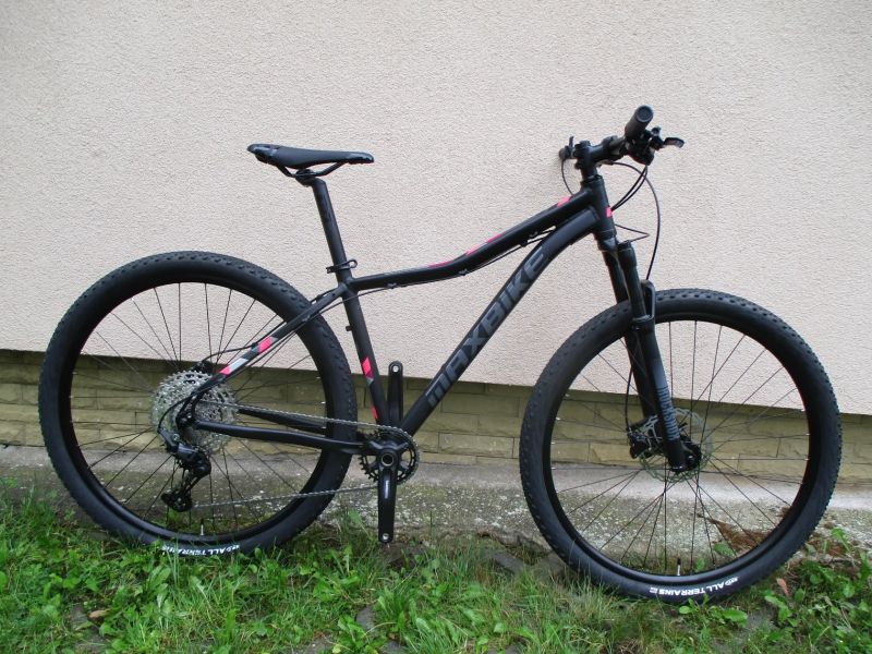 Nové dámské 29" kolo Maxbike M509D 17", vzduch. vidlice Rock Shox Judy, Shimano Deore1x11