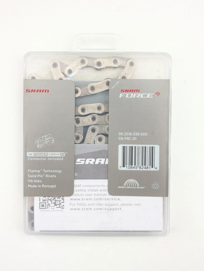 Řetěz Sram Force D1 Flattop - 114 článků - + spojka