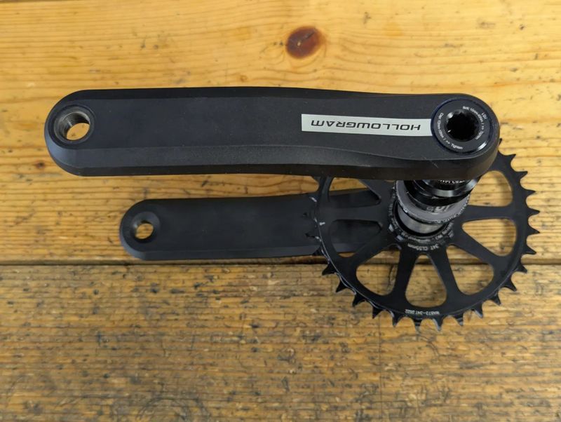 kliky Cannondale Hollowgram 175 mm BB30 MTB, včetně převodníku 34z, osy a podložek