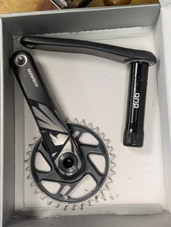 karbonové kliky SRAM GX DUB 175 mm 34z 3mm offset