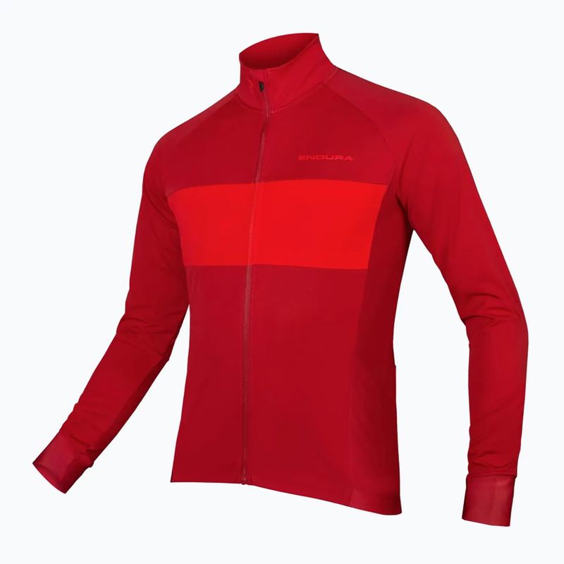 Pánský cyklistický dres longsleeve Endura FS260 Pro Jetstream II red
