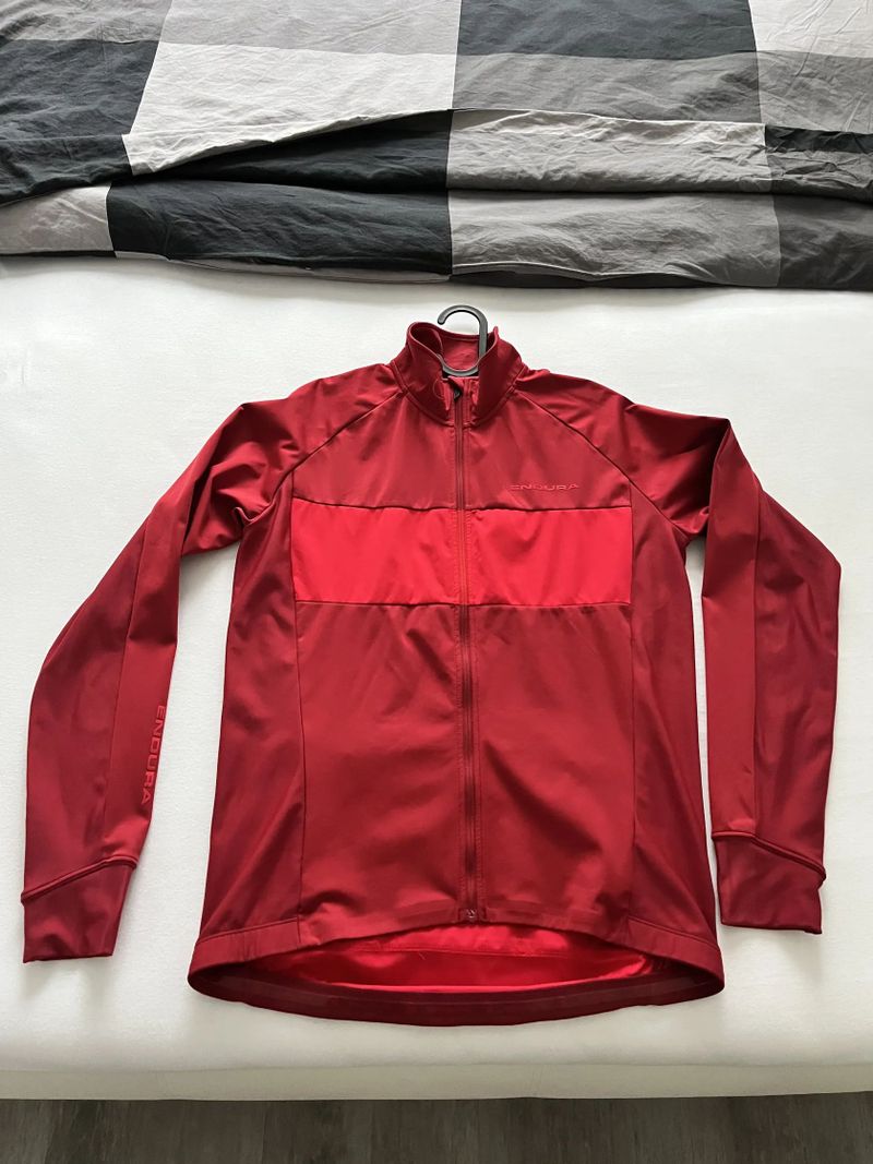 Pánský cyklistický dres longsleeve Endura FS260 Pro Jetstream II red