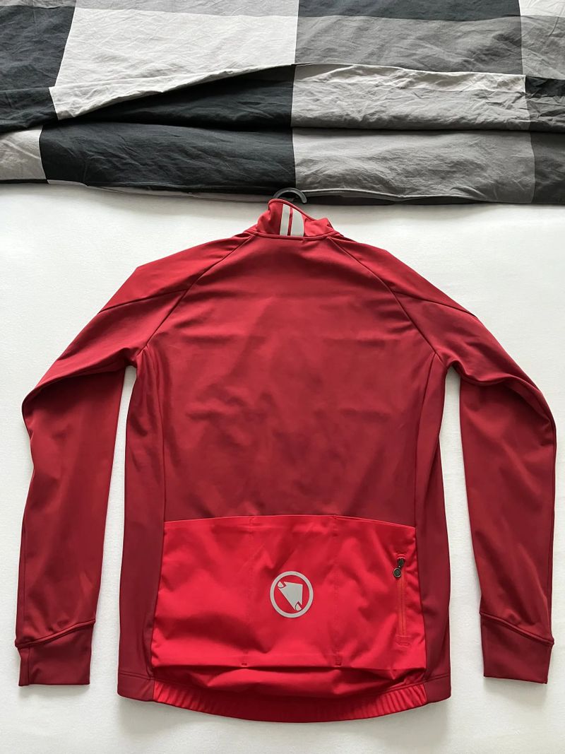 Pánský cyklistický dres longsleeve Endura FS260 Pro Jetstream II red