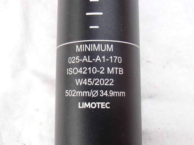 Akce! Nová teleskopická sedlovka Limotec Alpha A1 34,9mm/170mm