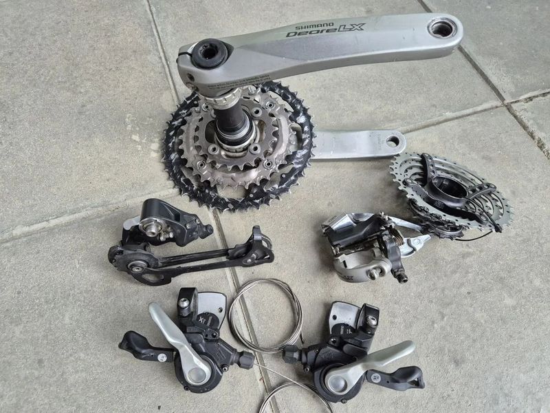 Sada Shimano Deore LX/XT 3x9