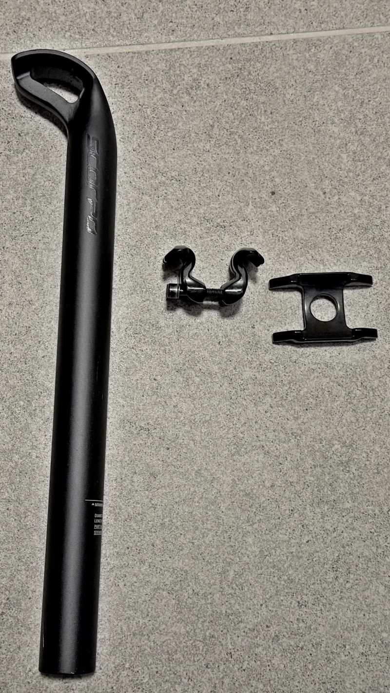 Sedlovka Stevens průměr 27,2 mm, délka 320 mm, z nového kola