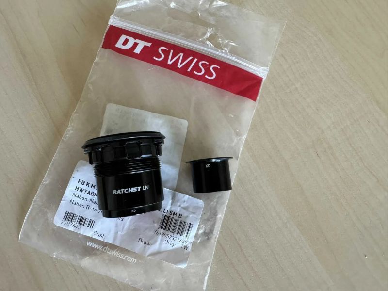 Ořech DT Swiss Ratchet LN XD s koncovkou, nový