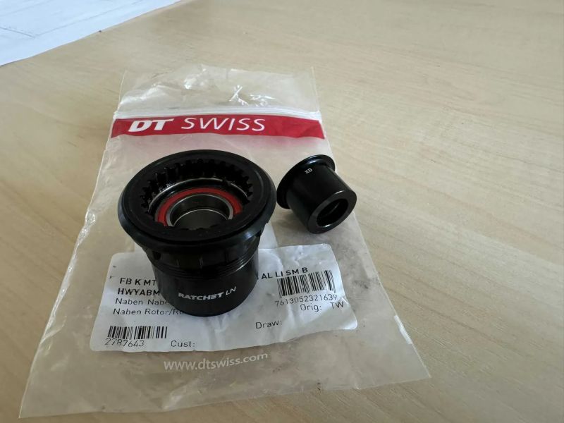 Ořech DT Swiss Ratchet LN XD s koncovkou, nový