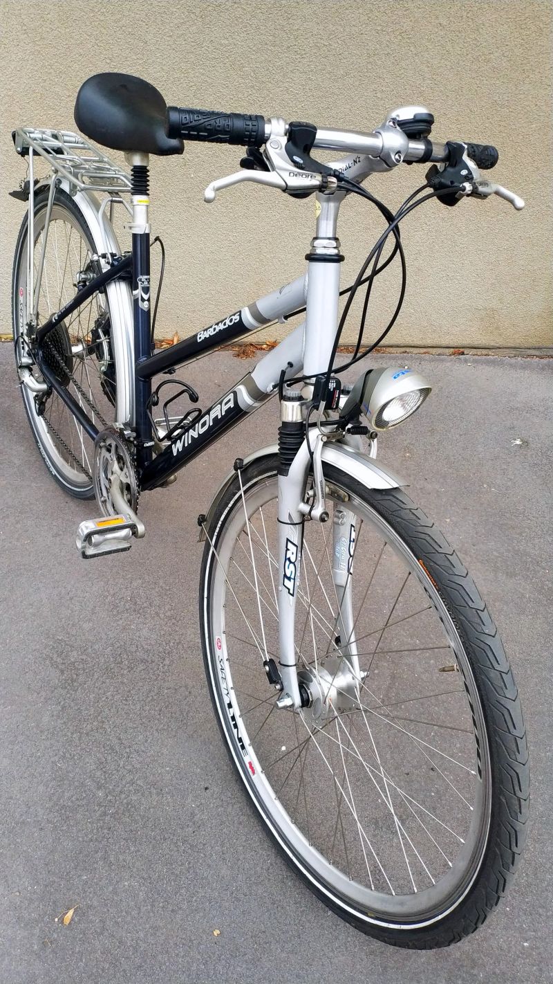 Špičkové městské kolo Winora Barbados Shimano Deore 3x9