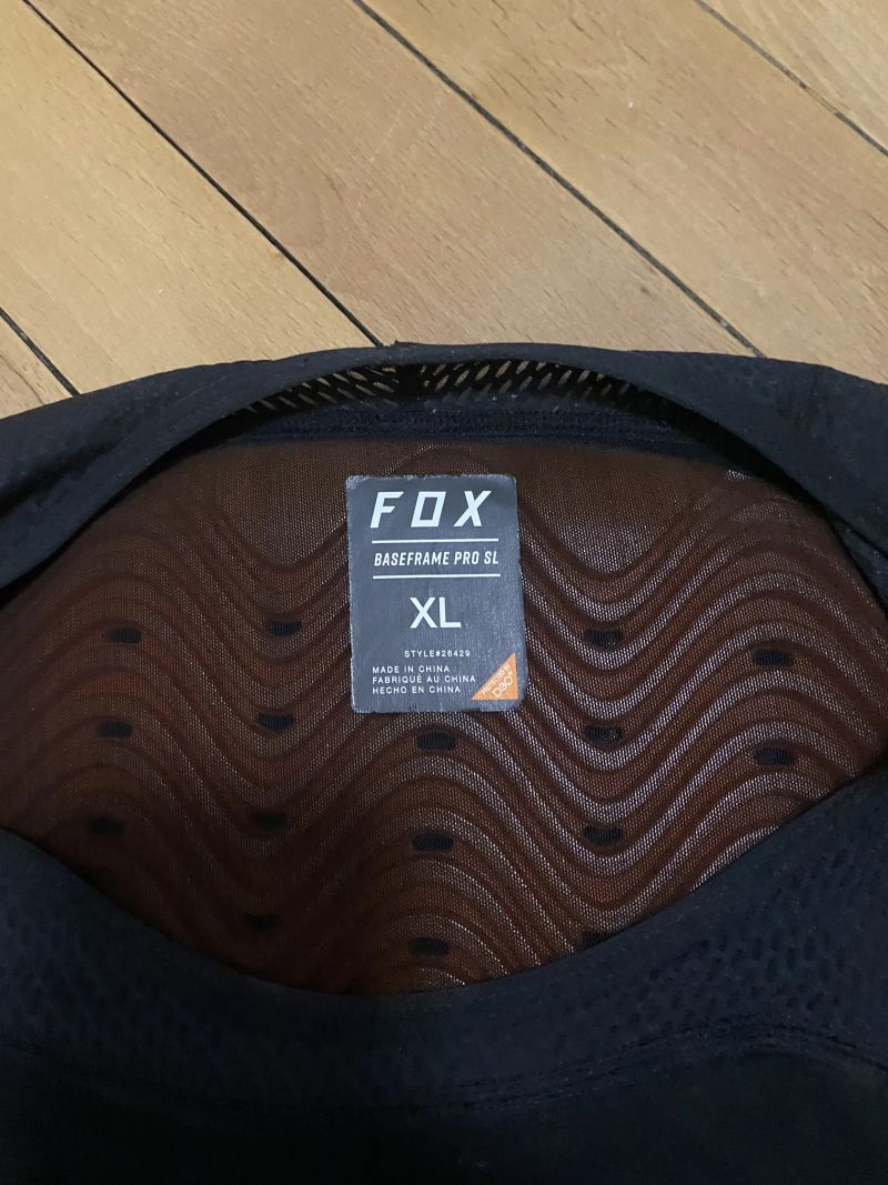 Chráničový nátělník FOX Baseframe Pro SL, vel. XL