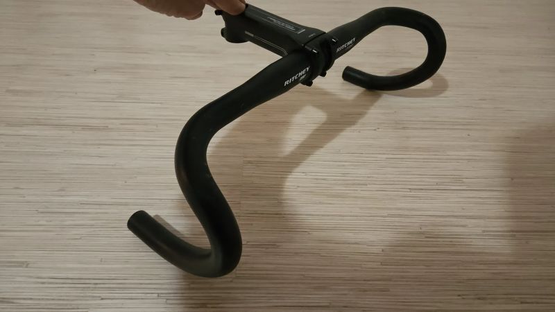 Silniční řidítka RITCHEY COMP 420mm + představec RITCHEY COMP + představec Reparto Corse (Bianchi)