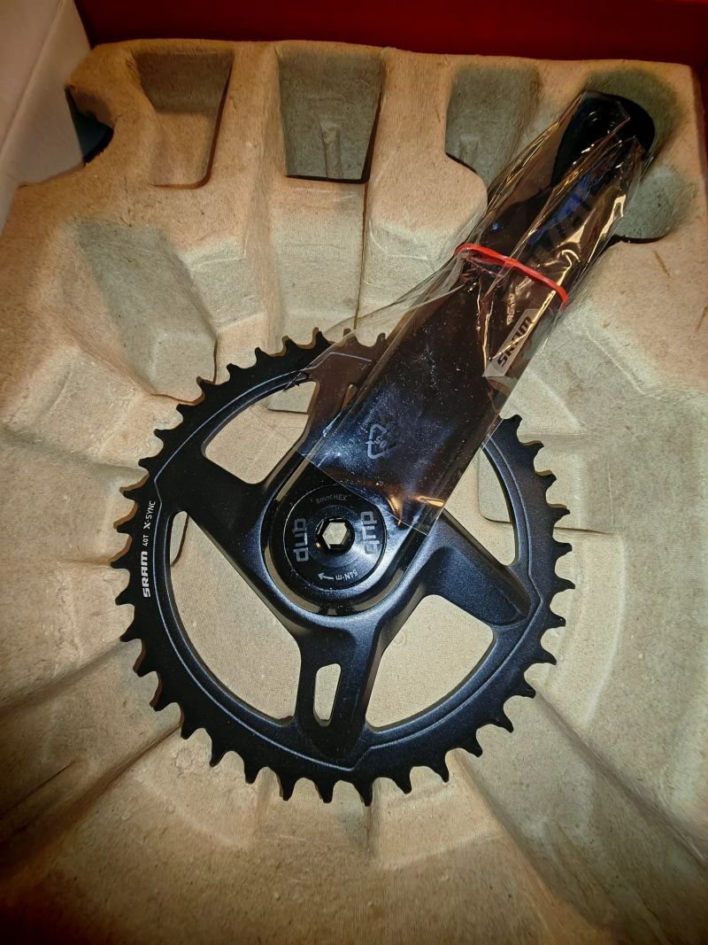 SRAM kliky 172,5 s převodníkem 40, dub wide