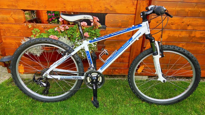 Dětské horské kolo 24" Acstar Younger postava 120-150cm minimálně použité.