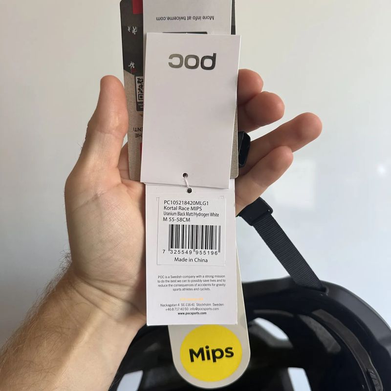 Přilba na kolo POC Kortal Race MIPS Black Matt/Hydrogen White ve. Medium
