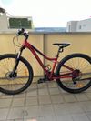 Dámské horské kolo Merida MATTS 7.40 Glossy Sparkling Red - velikost S