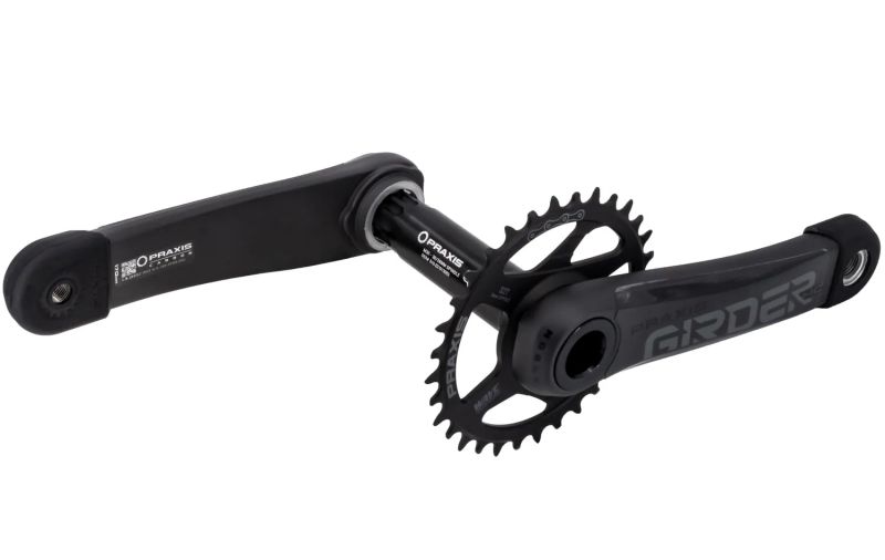 Nové karbonové kliky Praxis Works GIRDER HD 170 mm s převodníkem 32T