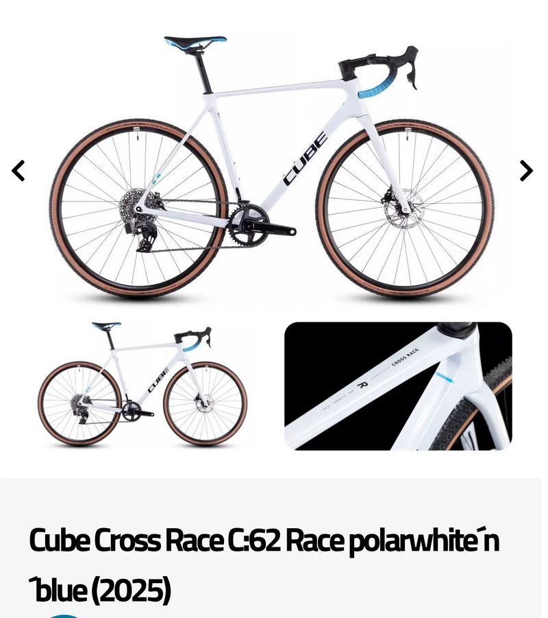 Cube Gravel/crossrace C62 Race - 56,58,61