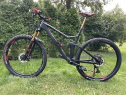 Cube stereo 120 HPC SLT, horské celoodpružené trail kolo, vel. L (20"), kola 29"