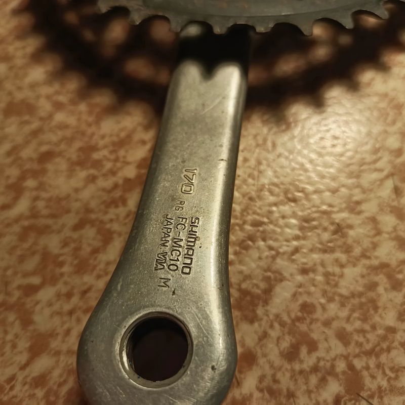 Shimano kliky trojprevodnik 42/34/24 + osa JAPAN