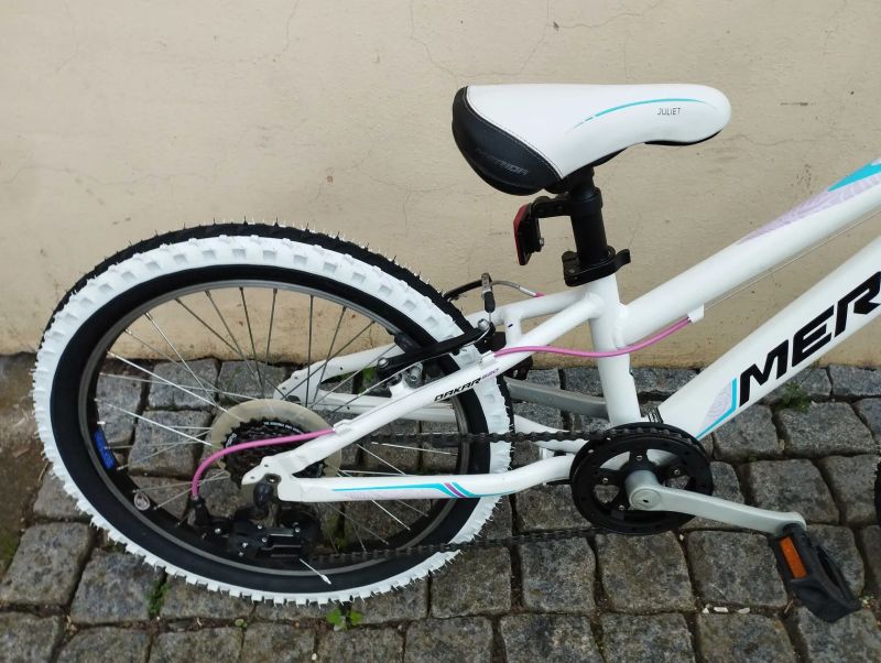 dětské horské MTB kolo Merida Dakar 20 pro výšku 115-135cm; po servisu + dárek