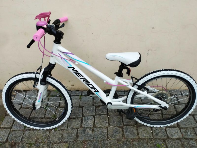 dětské horské MTB kolo Merida Dakar 20 pro výšku 115-135cm; po servisu + dárek