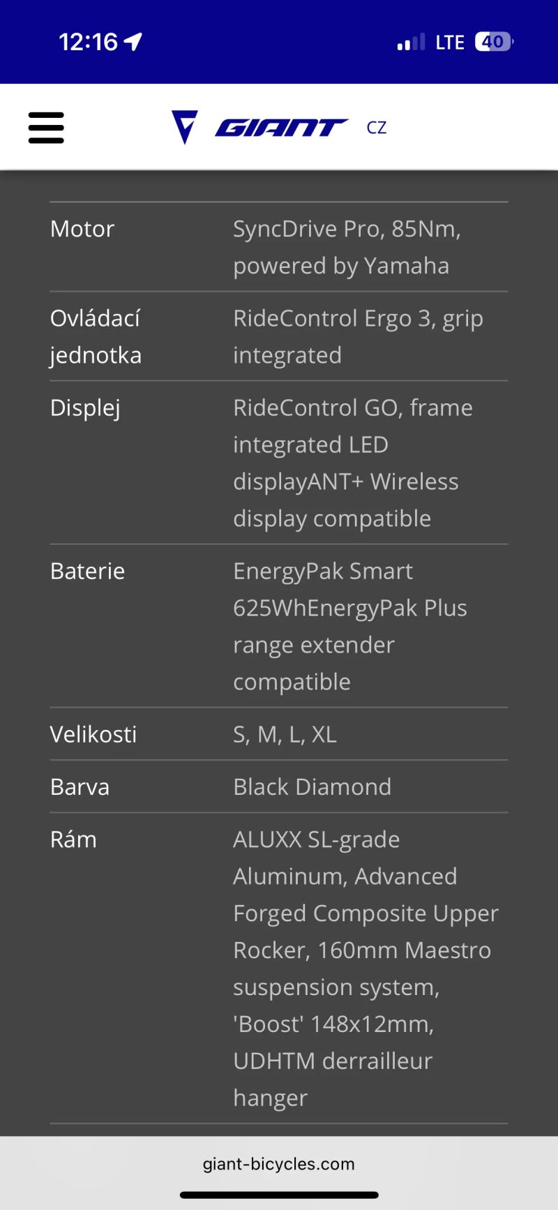 Giant Reign e+ 2 L