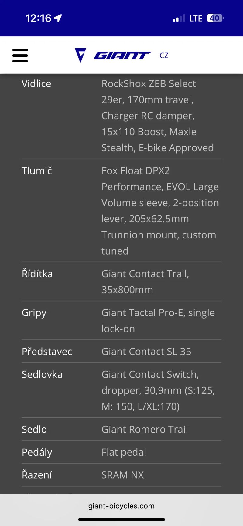 Giant Reign e+ 2 L