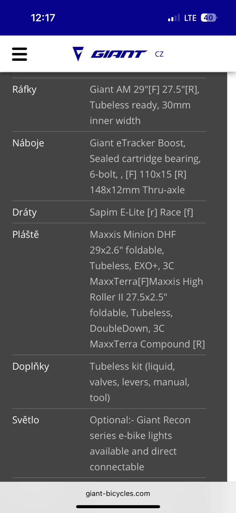 Giant Reign e+ 2 L