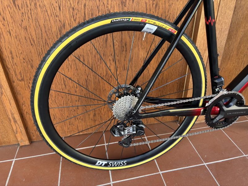 STEVENS SUPERPRESTIGE NEW DISC - SHIMANO GRX di2 2x11 - DT SWISS - vel. 56 cm
