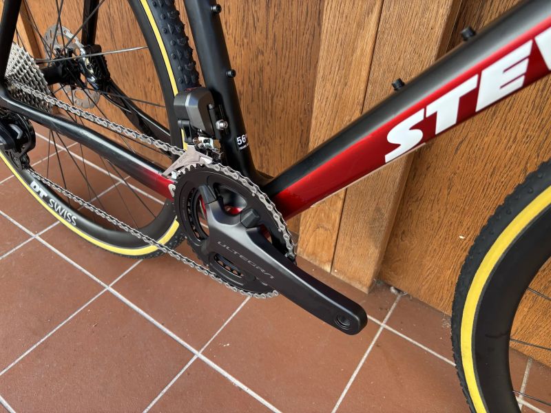 STEVENS SUPERPRESTIGE NEW DISC - SHIMANO GRX di2 2x11 - DT SWISS - vel. 56 cm