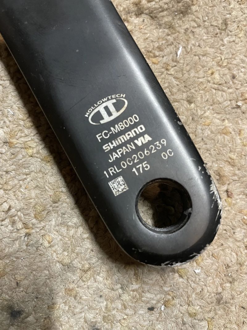 Kliky Shimano XT 175mm