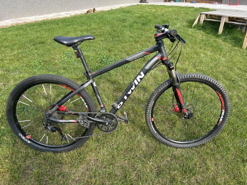 HORSKÉ KOLO ROCKRIDER ST 540 ŠEDO-ČERVENÉ 2019