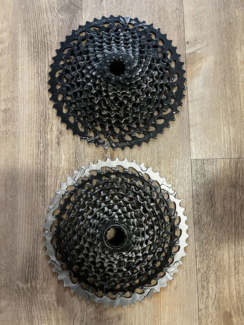 Pedály HOPE, DMR, HT a kazety SRAM X01, GX