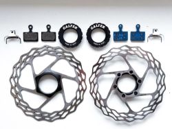 Brzdové kotouče Galfer Fixed Wave Road CL140 mm + destičky Galfer 