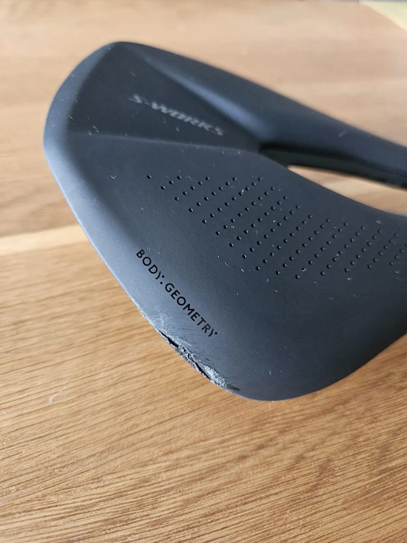 Specialized Body Geometry S-Works Power, carbon fiber rails, carbon fiber base