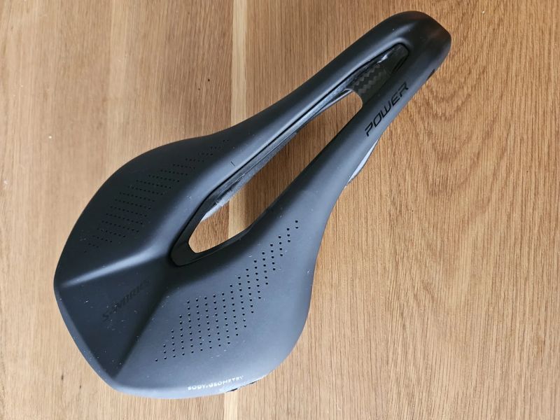 Specialized Body Geometry S-Works Power, carbon fiber rails, carbon fiber base
