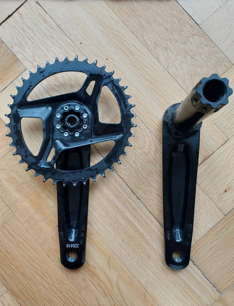 Sada Sram Apex Eagle mechanická + kliky Rival