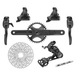Campagnolo EKAR GT 1x13 + Fulcrum Rapid RED 300 N3W