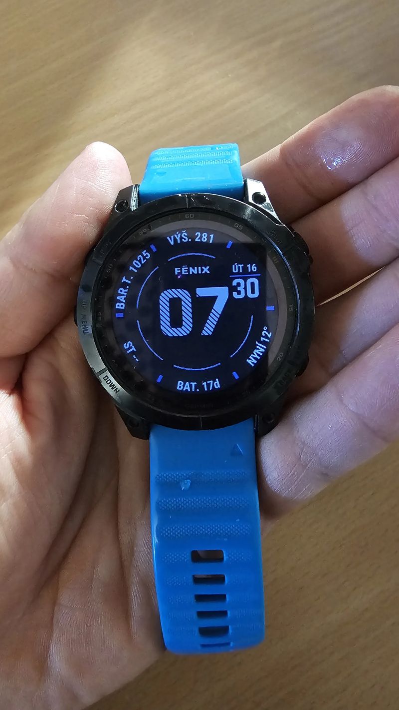 Hodinky Garmin fenix 7 solar safír 47mm