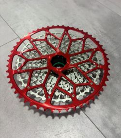 Nová kazeta Garbaruk SRAM XD 10-52 červená