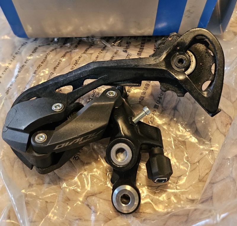 MTB Přehazovačka 9k Shimano Alivio RD-M3100 černý dlouhé vodítko