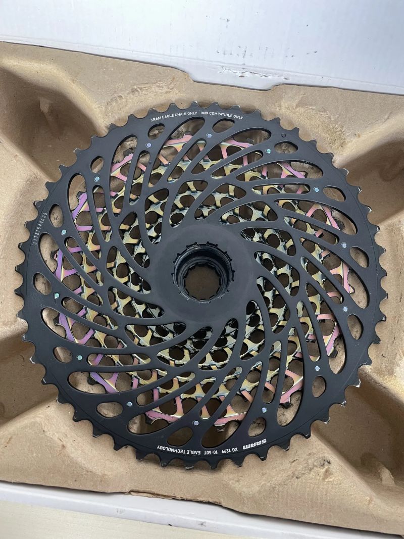 Kazeta Sram Eagle XX1 12s, 10-50 zubů, Rainbow