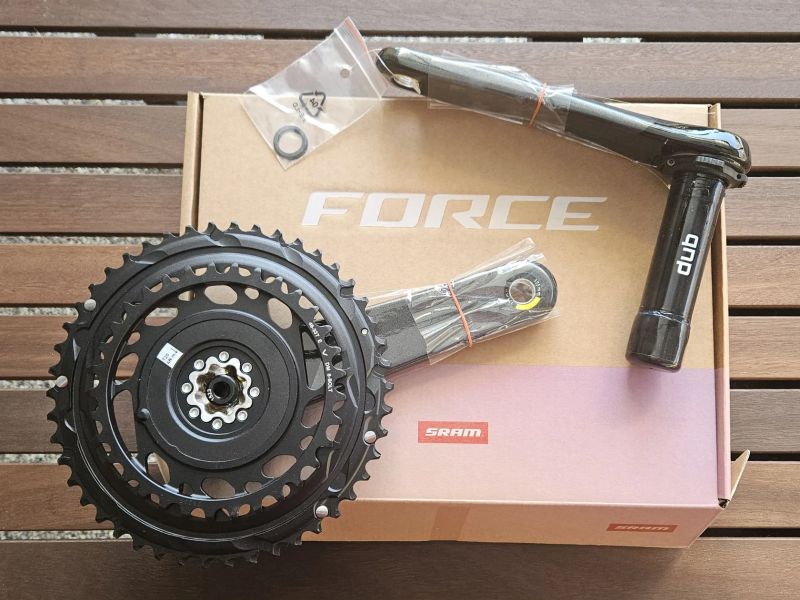 SRAM FORCE DUB 46/33 175 – lehké karbonové kliky pro silniční nebo gravel kolo - NOVÉ