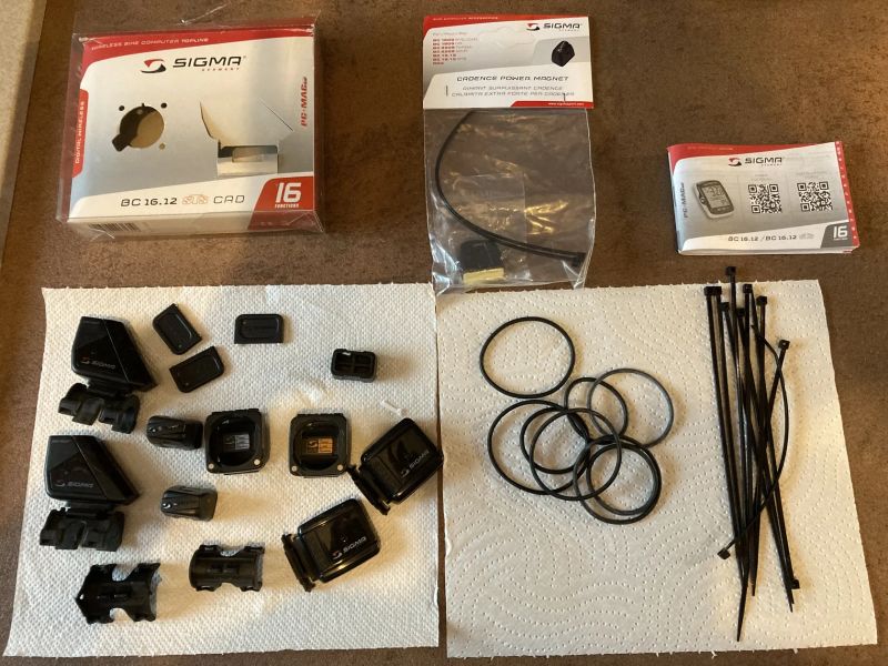 cyklocomputer Sigma BC 16.12 STS + Cadence na dvě kola