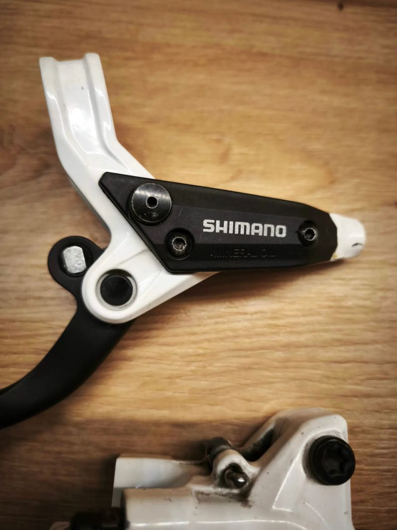 Brzdy kotoučové Shimano BR-M445 + BLM445 - bílá